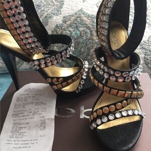 Bebe shoes worn once like new.